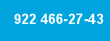 922 466-27-43 922 466-27-43